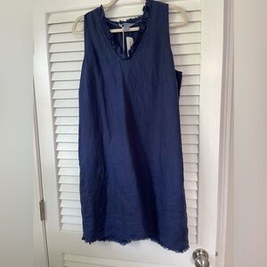 New Tommy Bahama linen shift dress, size L